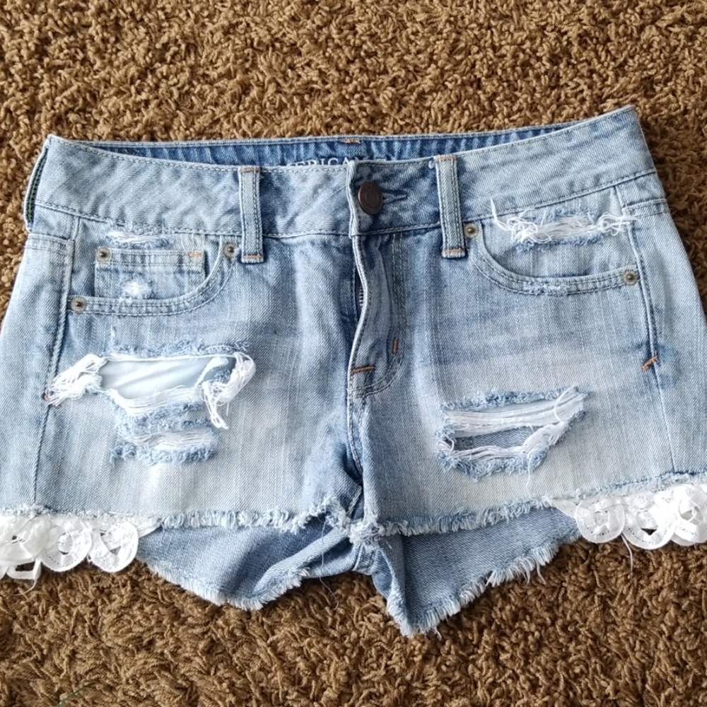 American eagle jean shorts